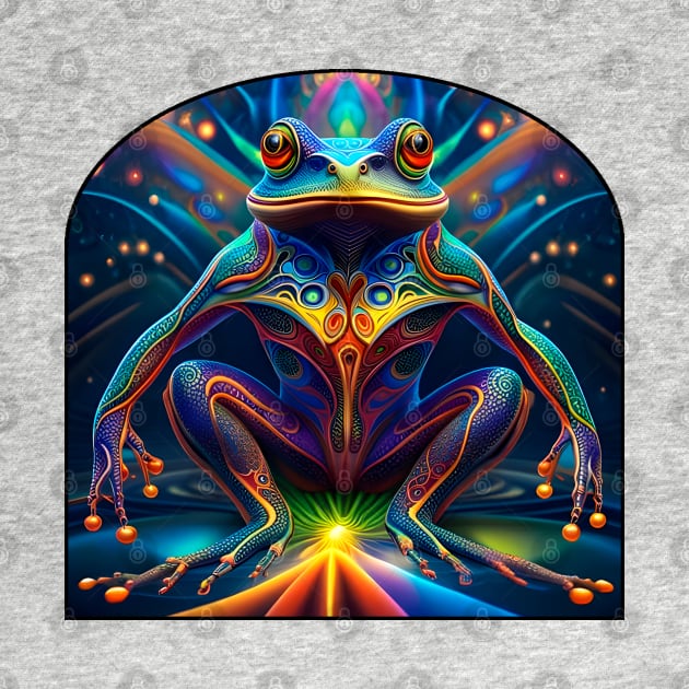 Froggy Animal Spirit (30) - Trippy Psychedelic Frog by TheThirdEye